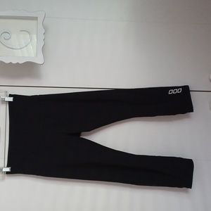 Lorna Jane, black leggings with a mesh calf backing.   Sz. S